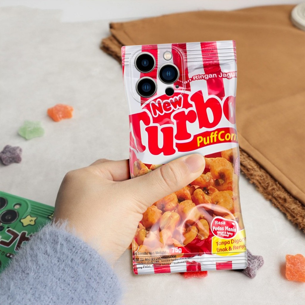 (FA-08) New Snack Case turbo merah 7/8/se 2020/se 2022/7+/8+/x/xs/xr/xs max/11/11pro/11promax/12/12p