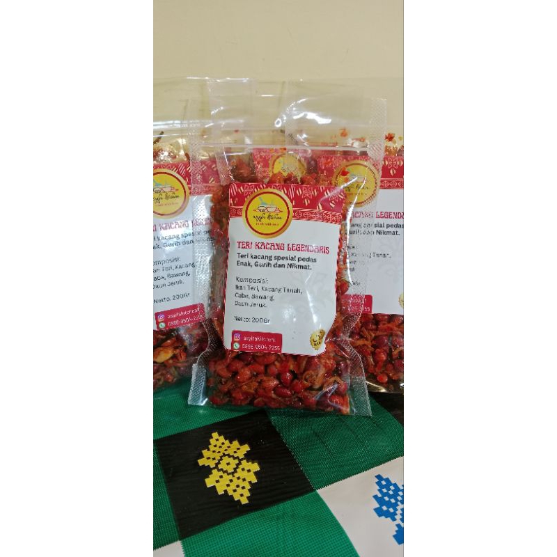 

TERI NASI/TERI NASI KACANG BALADO FRESH.TERI KACANG LEGENDARIS