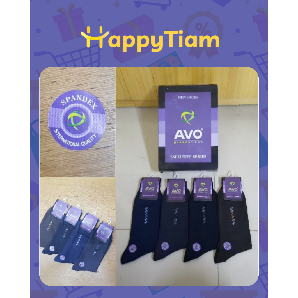KAOS KAKI KANTOR AVO MENS SOCKS CASUAL FASHION ~ KAUS COTTON KERJA KANTORAN PRIA EXECUTIVE