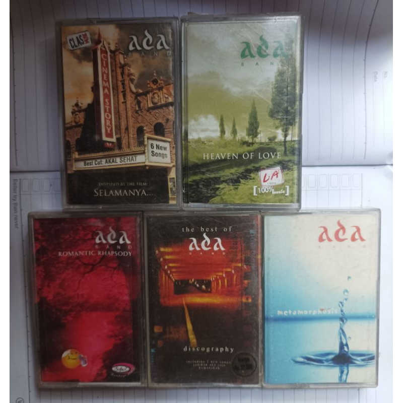 Kaset ada band kaset pita kaset jadul kaset musik original