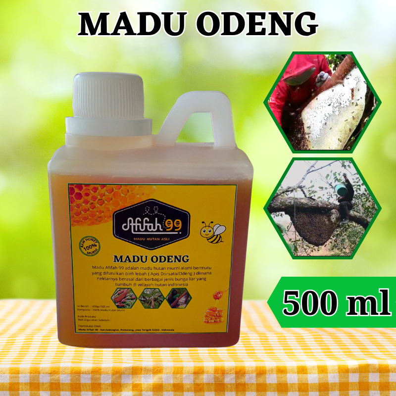 

Madu Asli - Madu Odeng 650gr (500 ml) Madu Afifah 99 - Madu Hutan Asli Murni