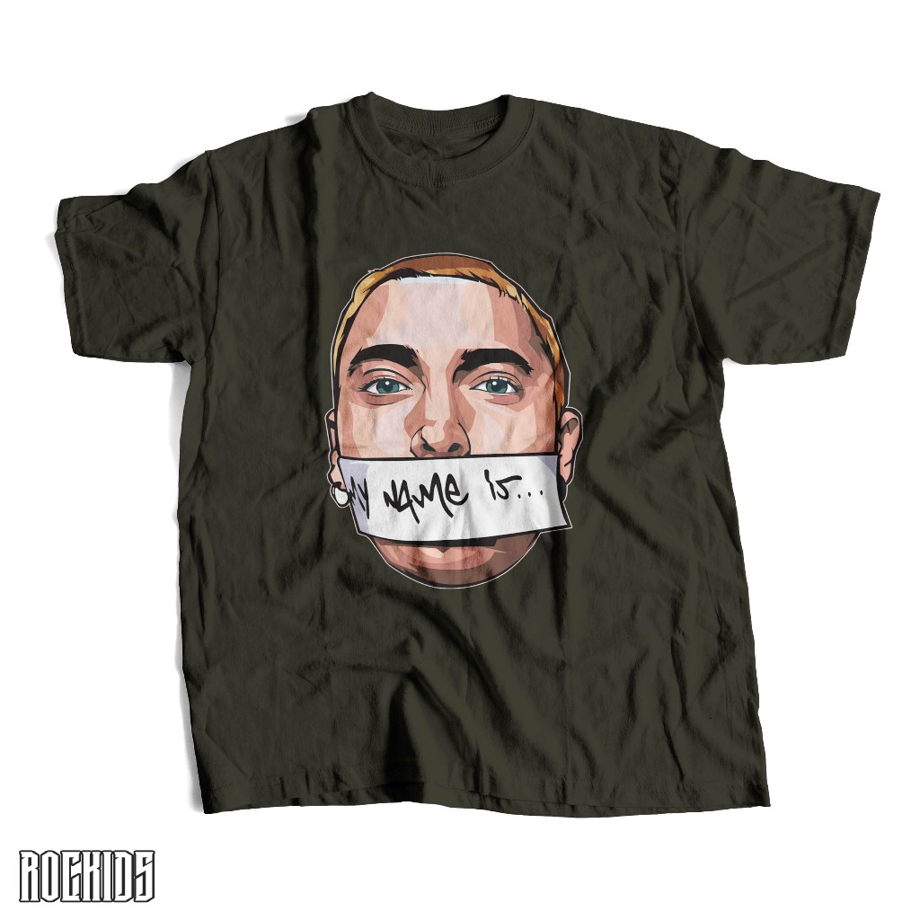 ROCKIDS - EMINEM - TSHIRT - TEES - KAOS BAND - KAOS BAND EMINEM - KAOS EMINEM