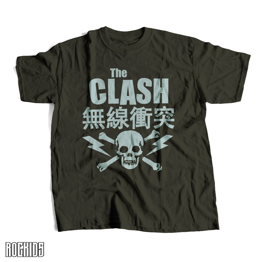 ROCKIDS - THE CLASH - TSHIRT - TEES - KIDSWEAR - KAOS BAND - KAOS BAND THE CLASH - KAOS THE CLASH - 