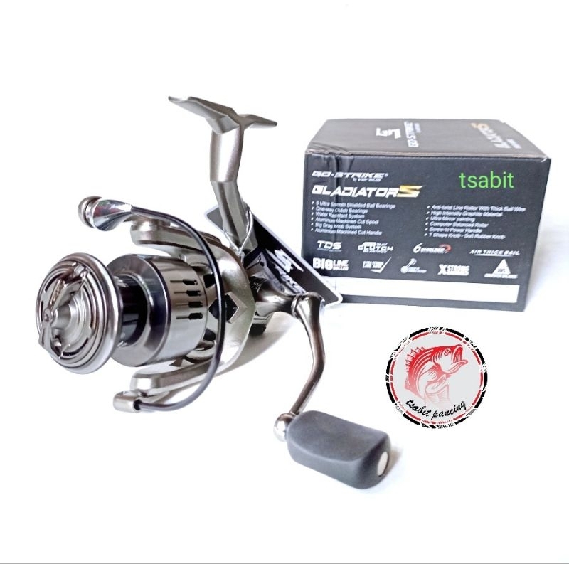 Reel go strike versus gladiator new 1000 2000 3000 4000 6000