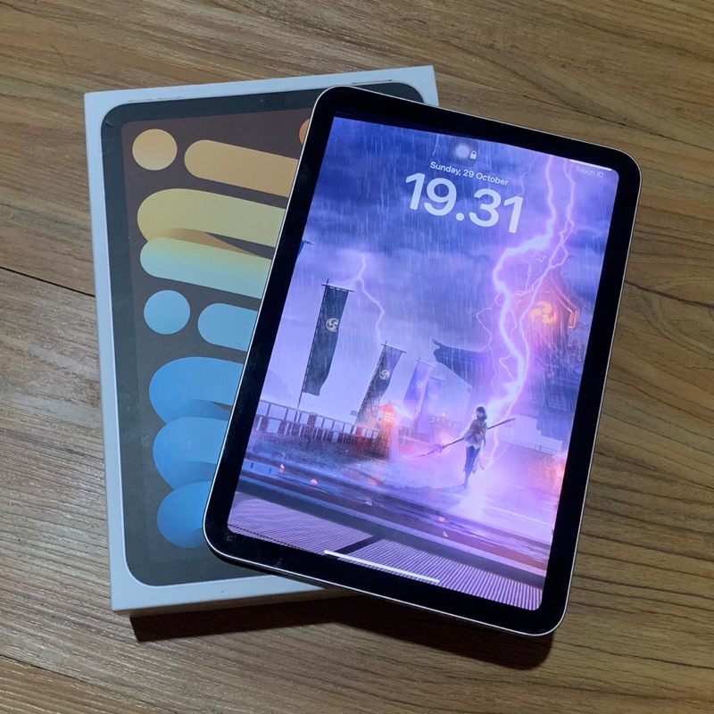 Apple-iPad Mini 6 (64GB) Second, Fullset Original (WiFi Only)