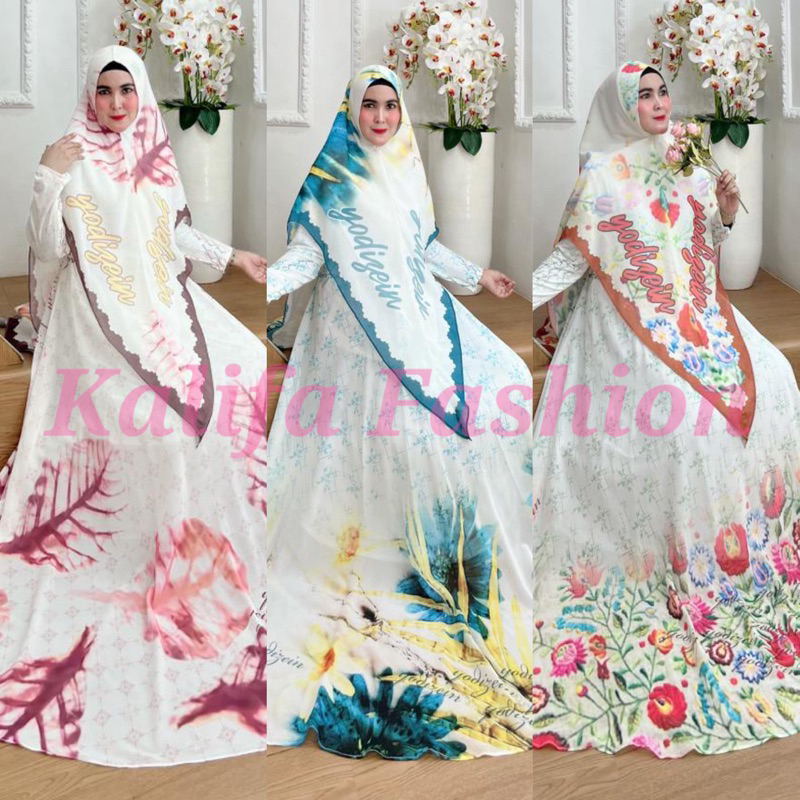 DRESS MISAHAT SERIES ORI YODIZEIN SYARI / GAMIS SET SYARI / GAMIS UMROH / GAMIS SYARI PUTIH / BAJU S