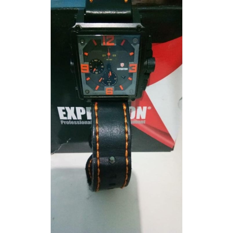 Jam tangan pria preloved expedition hitam