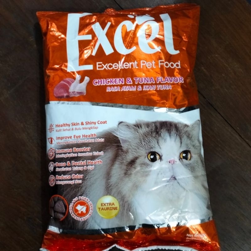 Makanan Kucing Excel Chicken & Tuna Adult