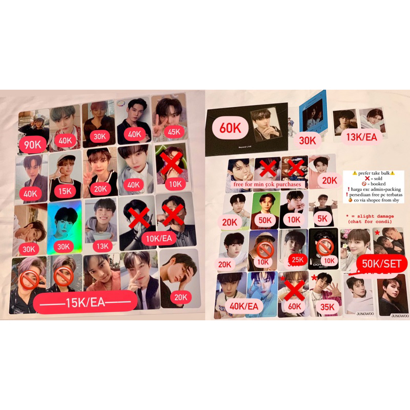 pc photocard doyoung jaehyun jungwoo taeyong nct 127 djj dojaejung perfume ayyo natrep 2 baddies pun