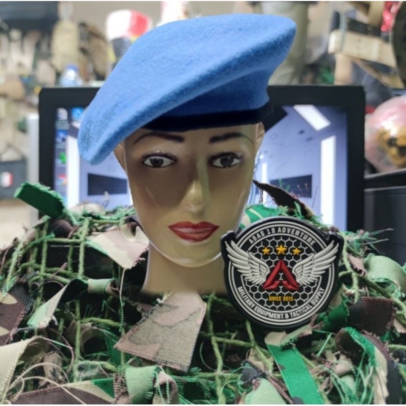 Topi Baret Camel Pure Woll PROVOS POLRI Premium