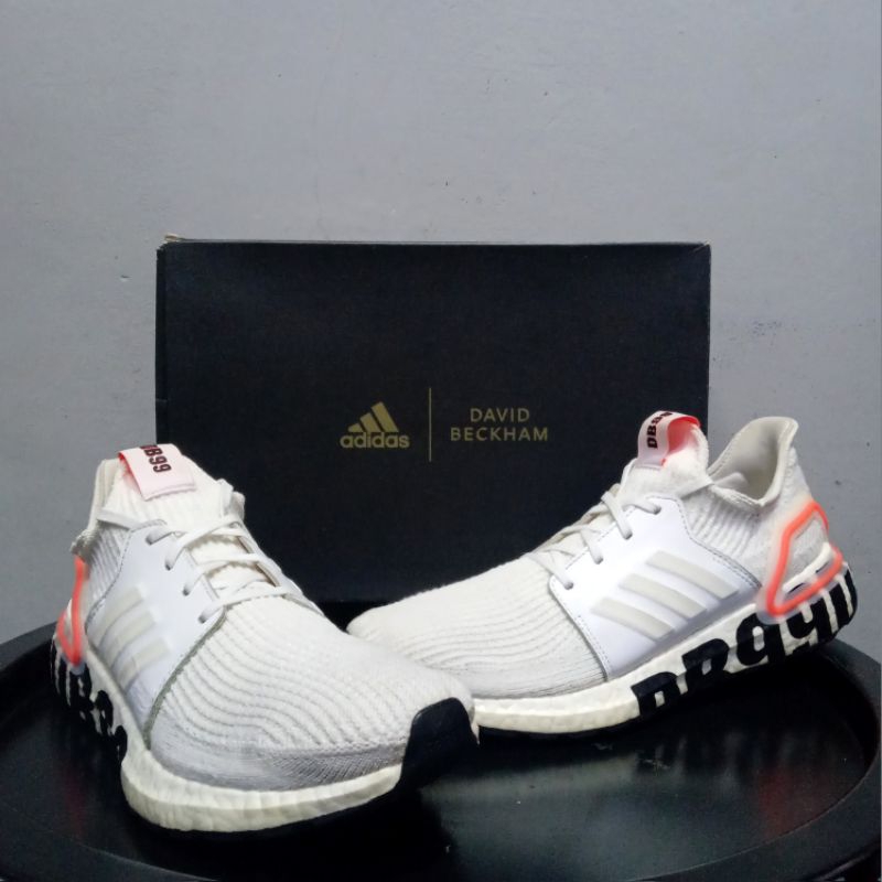 Sepatu Adidas Ultraboost 19 David Beckham Size 44 Insole 28