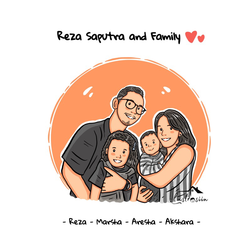 Ilustrasi digital / Ilustrasi ucapan / Ilustrasi wallpaper lucu