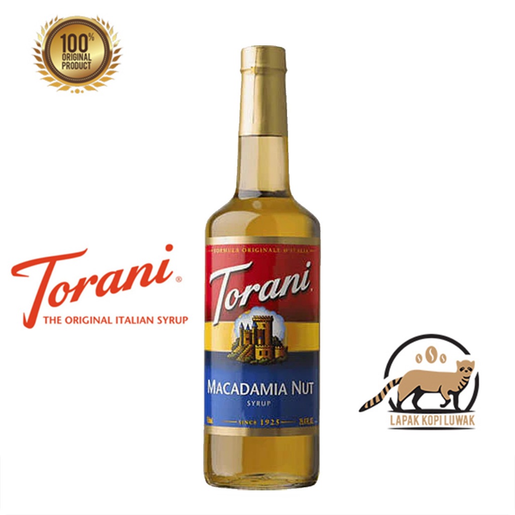 

Torani Syrup rasa Macadamia Nut