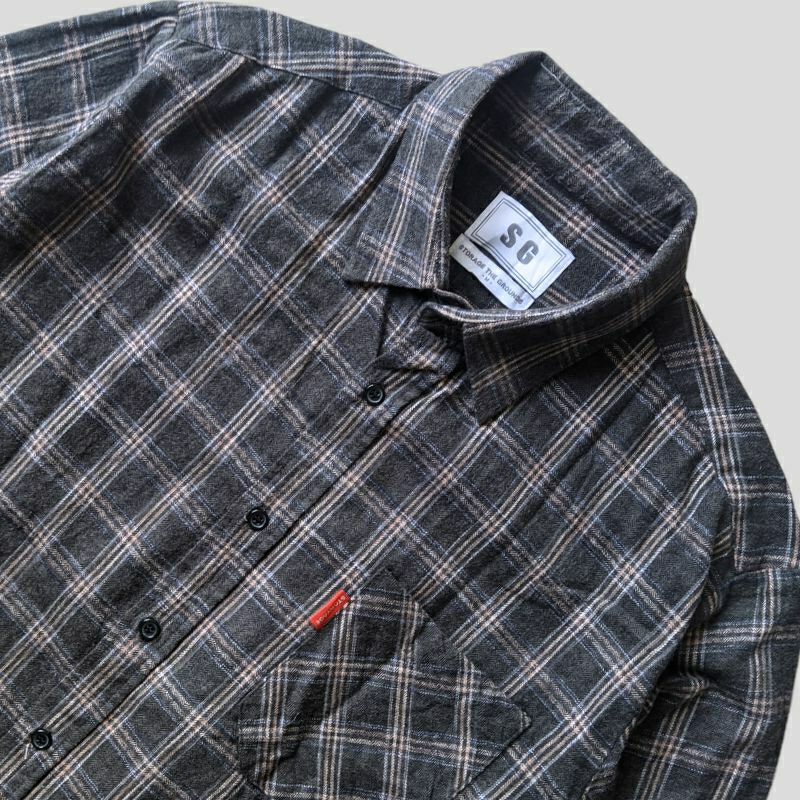 Kemeja Flanel SG Storage the Ground