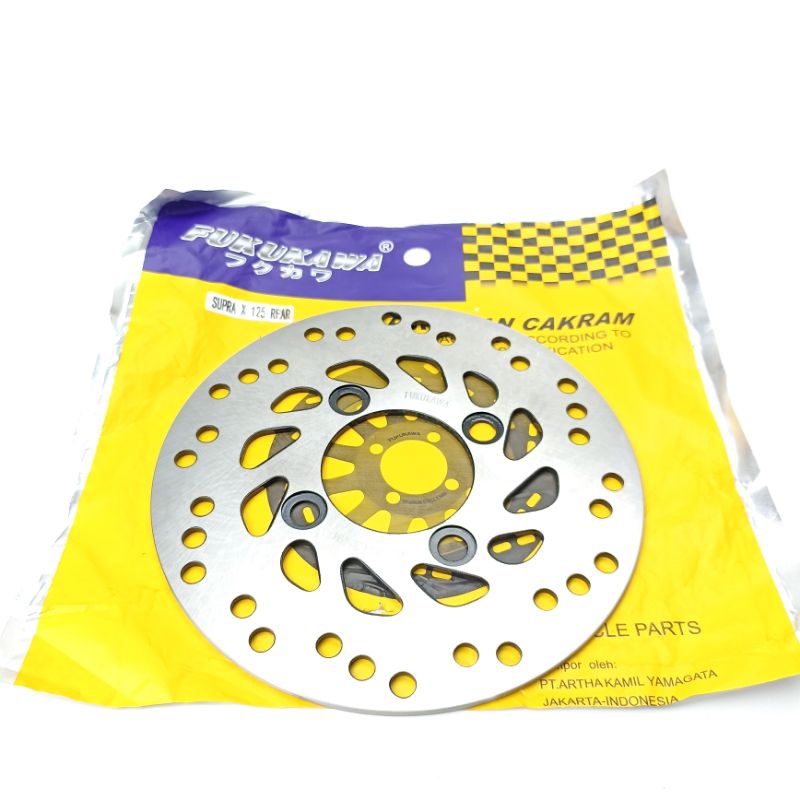 PIRINGAN CAKRAM BELAKANG SUPRA X 125 BLADE 125 SUPRA X 125 NEW FI SUPRA X 125 HELMIN MERK FUKUKAWA