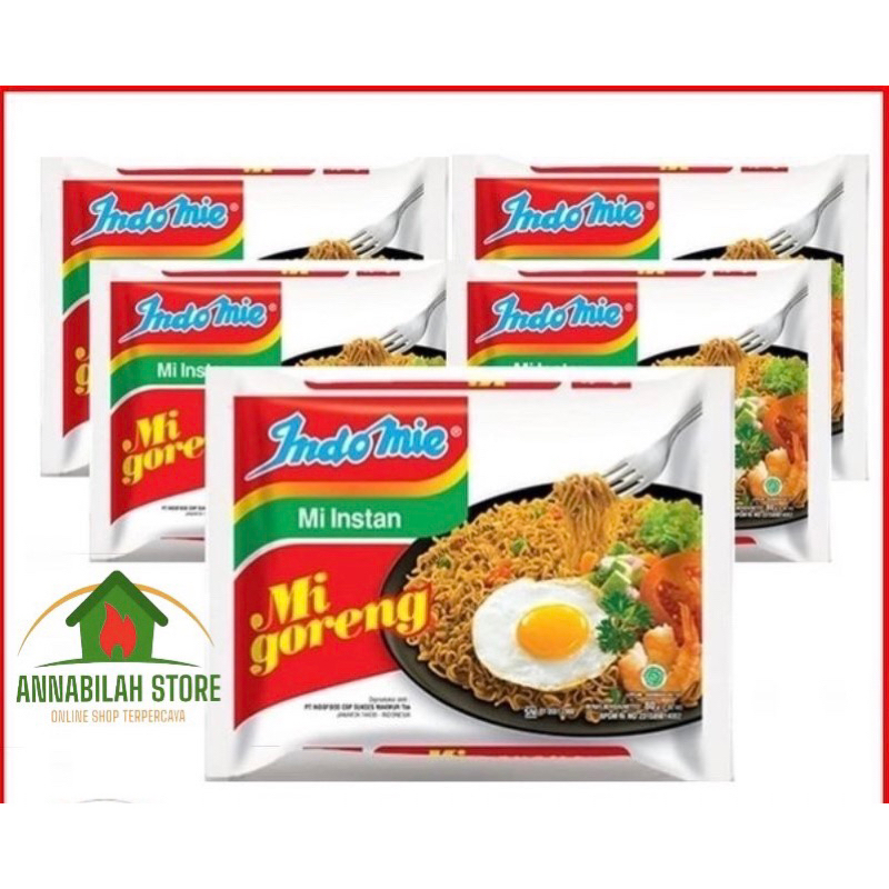 

Indomie Goreng Mie Instan Paket Hemat isi 20 bungkus x 85 gram