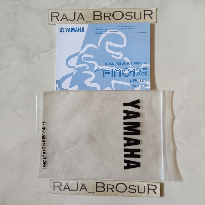 Buku petunjuk pemilik/Manual book Yamaha Mio Fino 125 Fino125 LNC 125 LNC125 BJ8 2015-2019