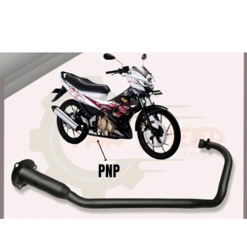 Leher knalpot standar satria fu