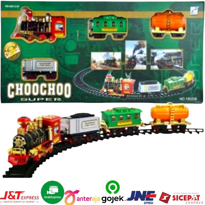kereta api mainan kereta choochoo kereta asap mainan kereta api set