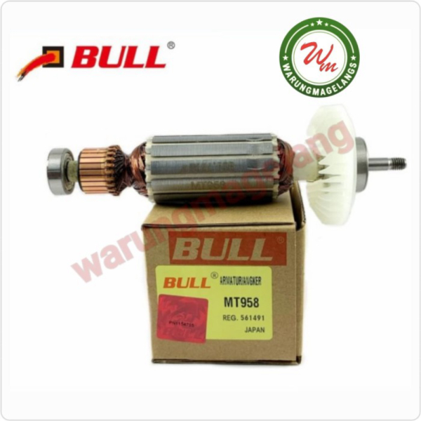 ARMATURE ANGKER MT958 BULL FOR MESIN GERINDA MAKTEC MT 958 ARMATUR Berkualitas