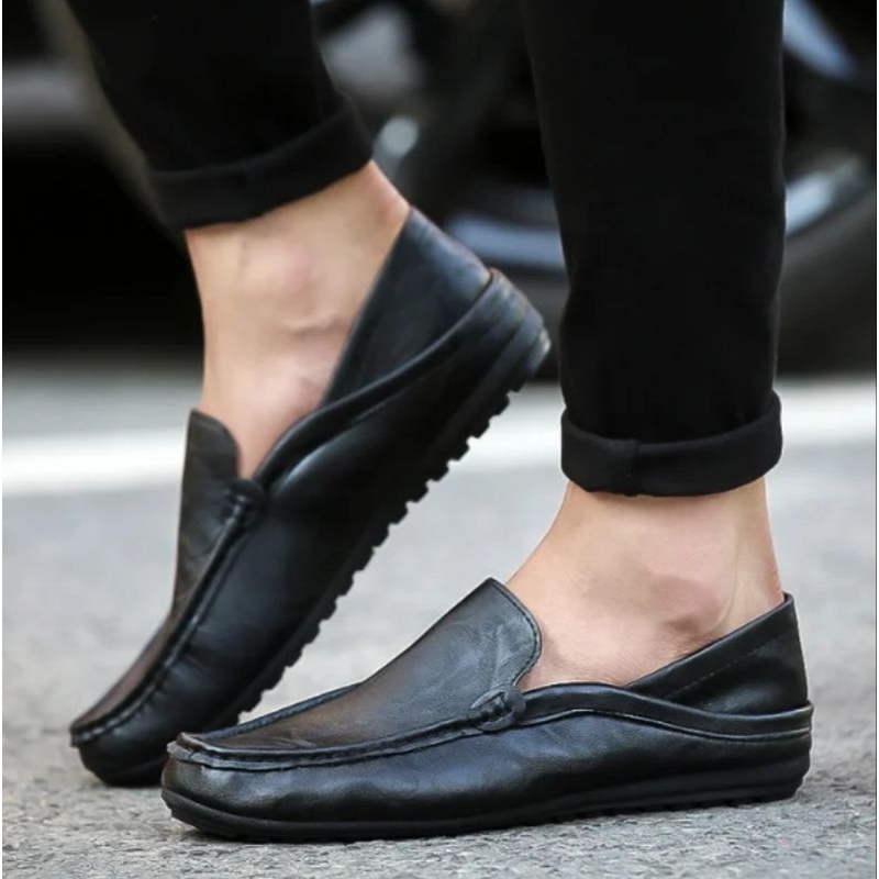Sepatu Pantofel Pria Pantofel Hitam Pria Sepatu Pantopel Fantofel Kulit Kerja Sepatu pernikahan