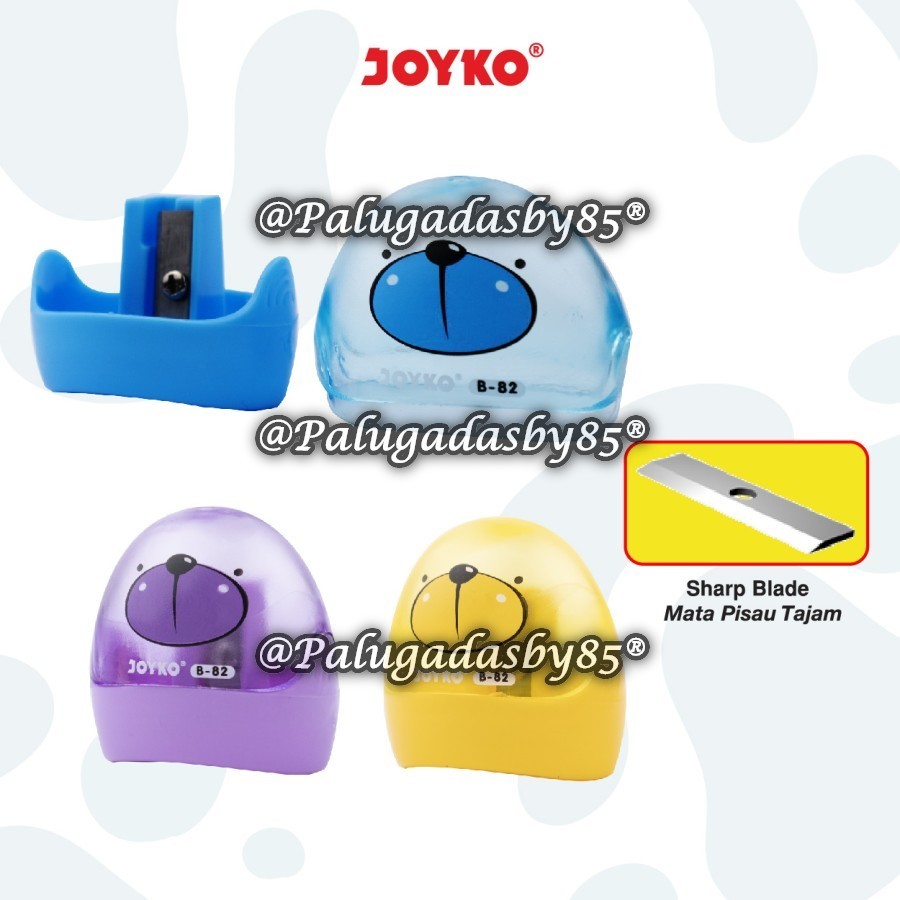 

(1 Biji) GROSIR Rautan JOYKO B-82 1 Lubang Kecil / Sharpener Rautan Serutan Joyko B-82 / Ongotan Joyko B 82 / Joyko B82