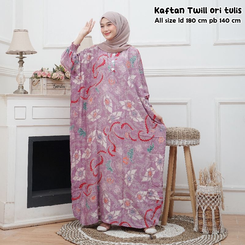 Kaftan twill Ory Tulis asli Pekalongan WB002