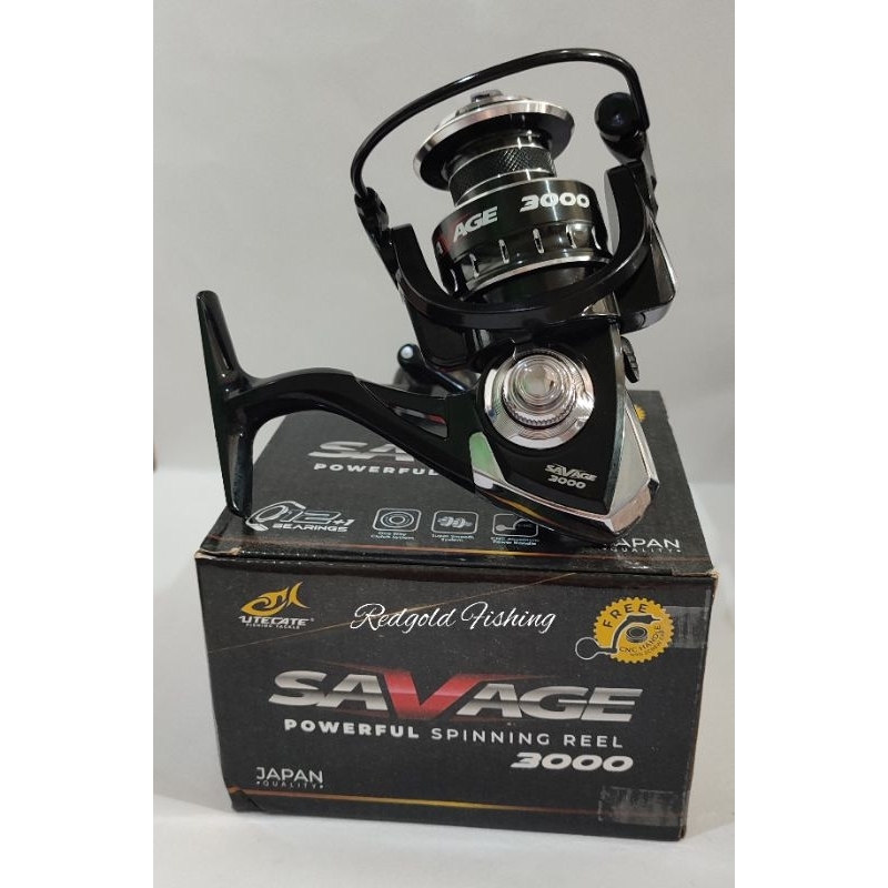 Jual Reel Utecate SAVAGE 1000 2000 3000 4000 6000 HP Free handle - 3000 -  Kab. Tangerang - Fishing Indo