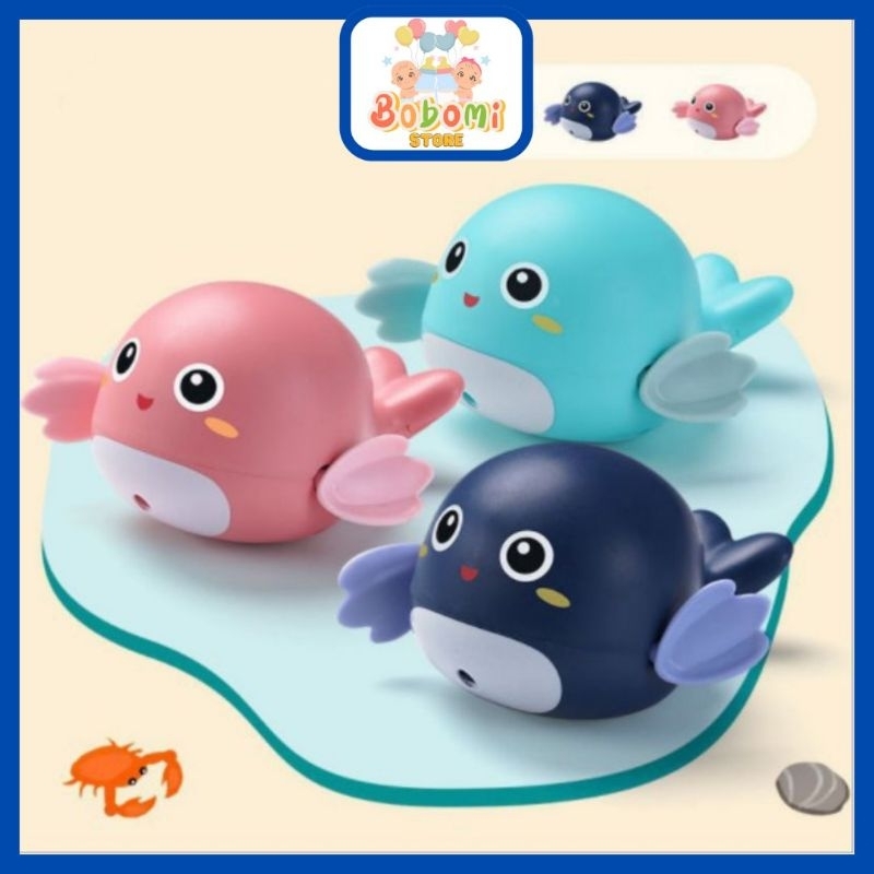 Mainan anak anak ikan bisa berenang