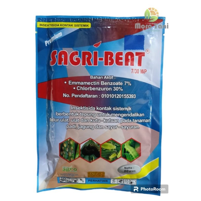 Insektisida SAGRI-BEAT 7/30 WP Obat Ulat dan Telur