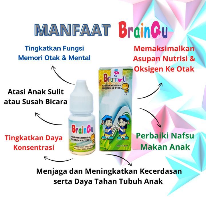 BRAINQU Nutrisi Otak Anak Madu Anak Pintar Madu Pintar