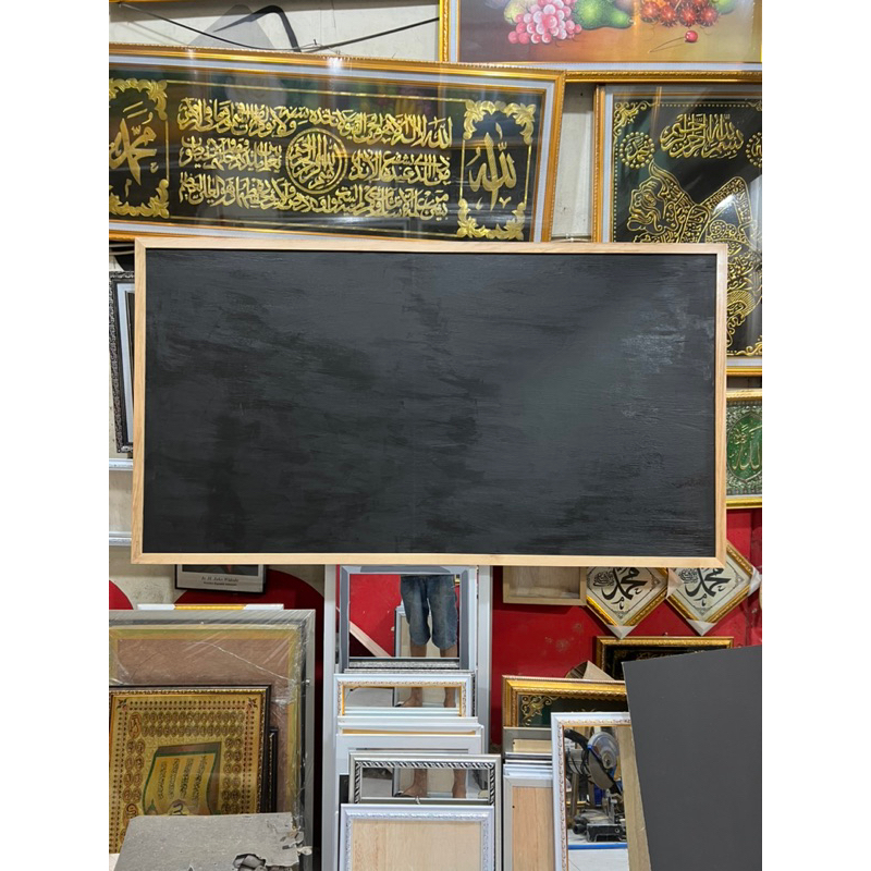 

BLACK/WHITE BOARD bo60x100cm 60x120cm papan tulis menu promo cafe belajar anak wedding sign