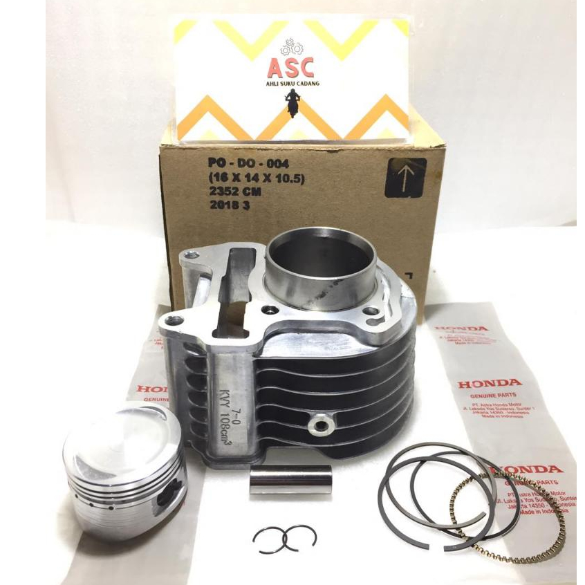 BLOK CYLINDER ASSY BLOK SEHER SET BEAT KARBU KODE PART KVY BARU GRESS