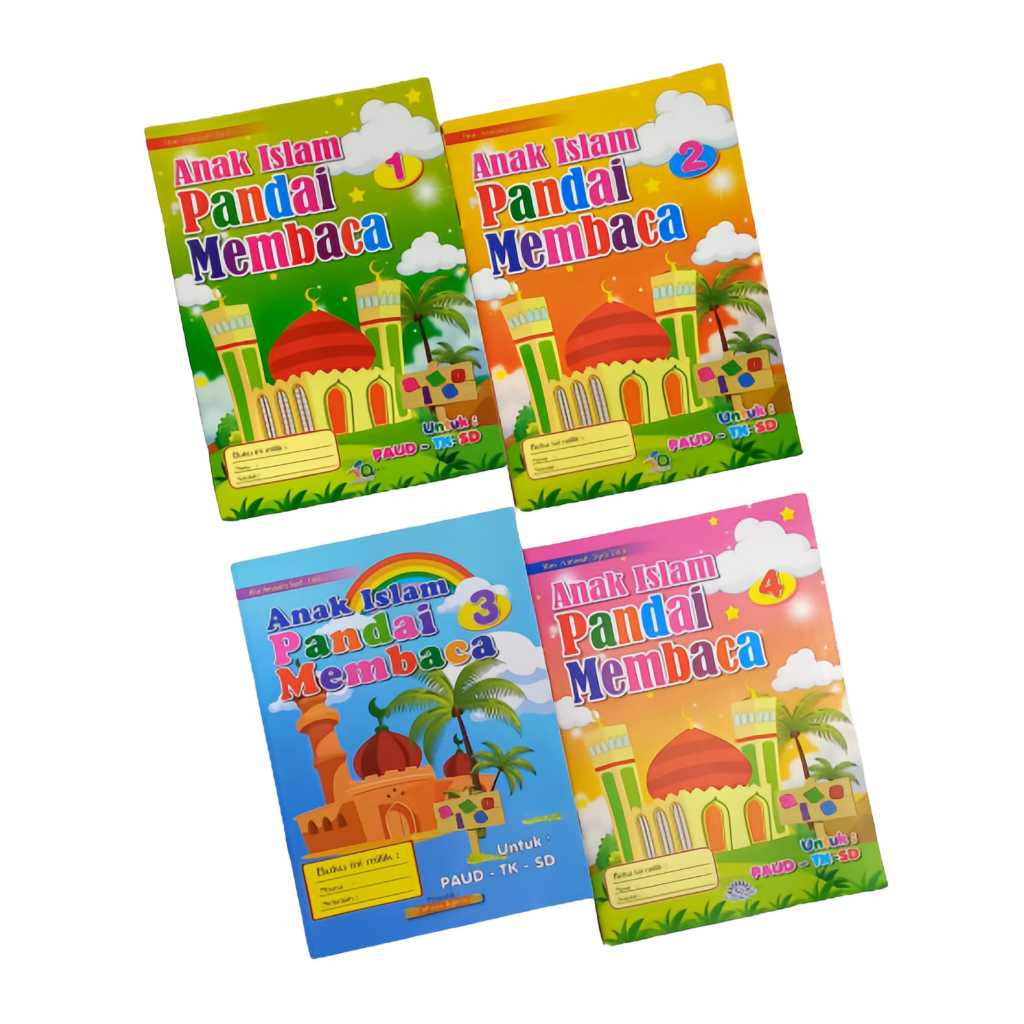 

Buku paket tk-paud-sd anak | buku anak islam pandai membaca jilid 1-4