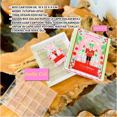 

Box Nastar dan mika Hole 20/30 tema Nutcracker Natal