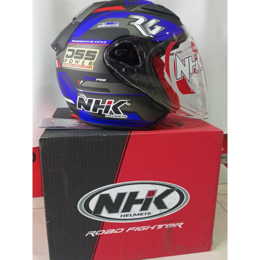 HELM NHK R6 RALLY #2 (Black Blue Doff)