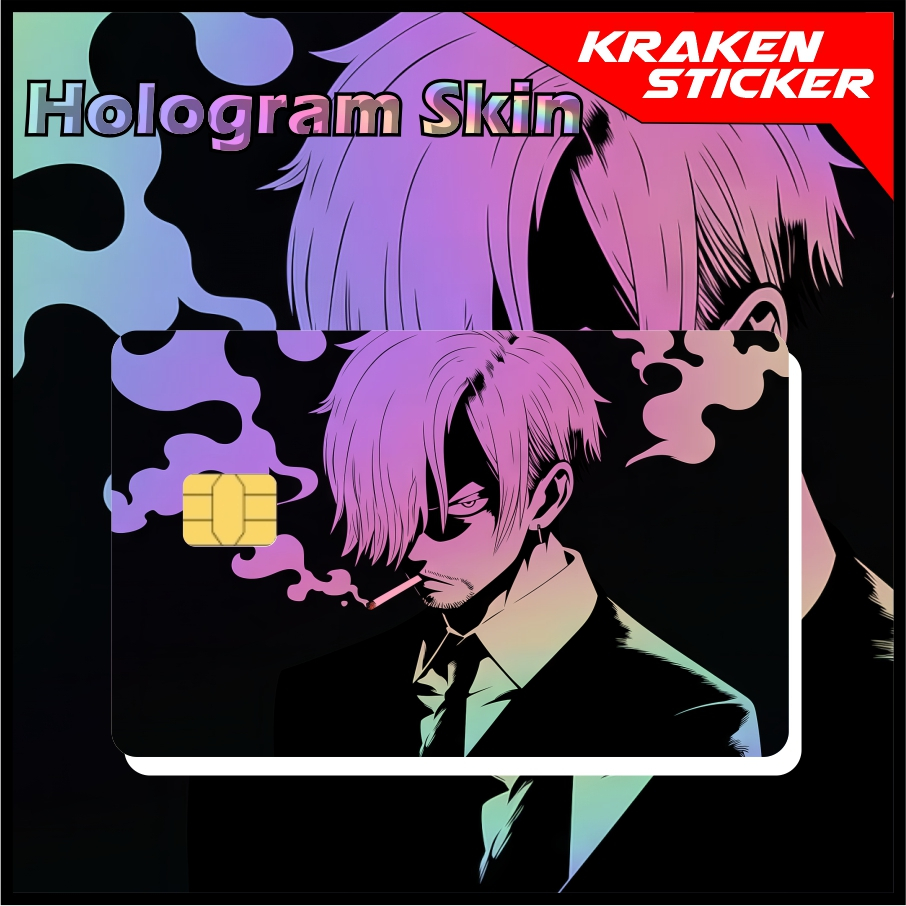 

STIKER STICKER SKIN CARD ATM ANIME ONE PIECE HOLOGRAM&NON HOLOGRAM