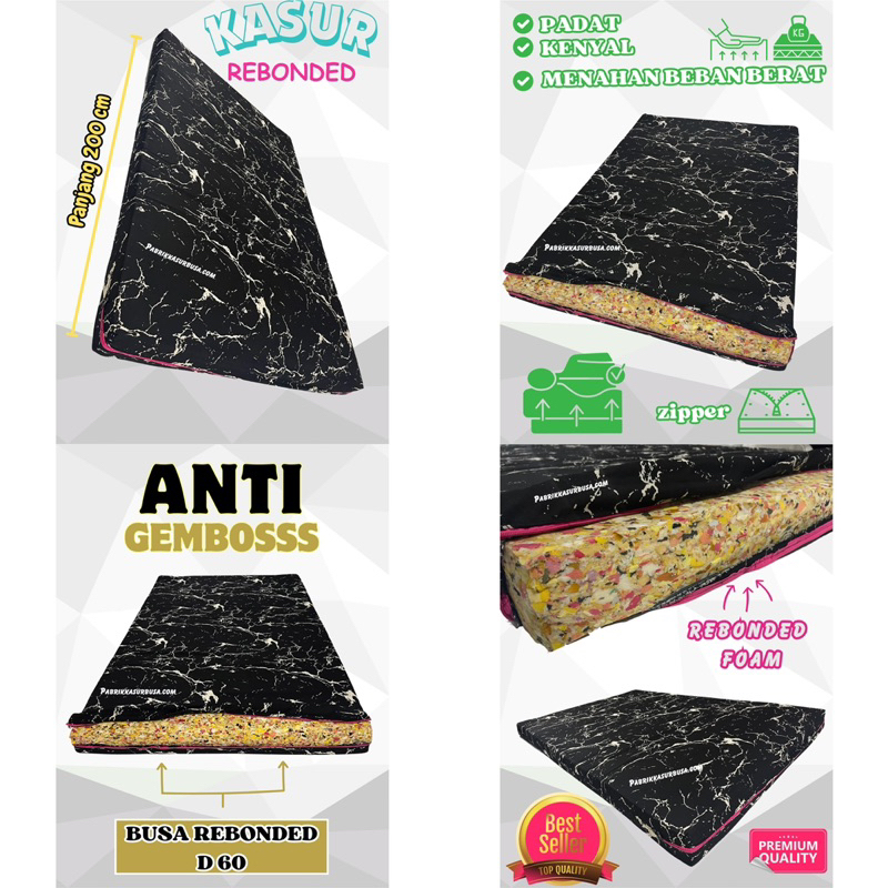 INOAC GRATIS BANTAL HOTEL || Kasur Busa Rebonded ANTI GEMBOS 160x200x10  / 160x180x10 / Kasur Busa O