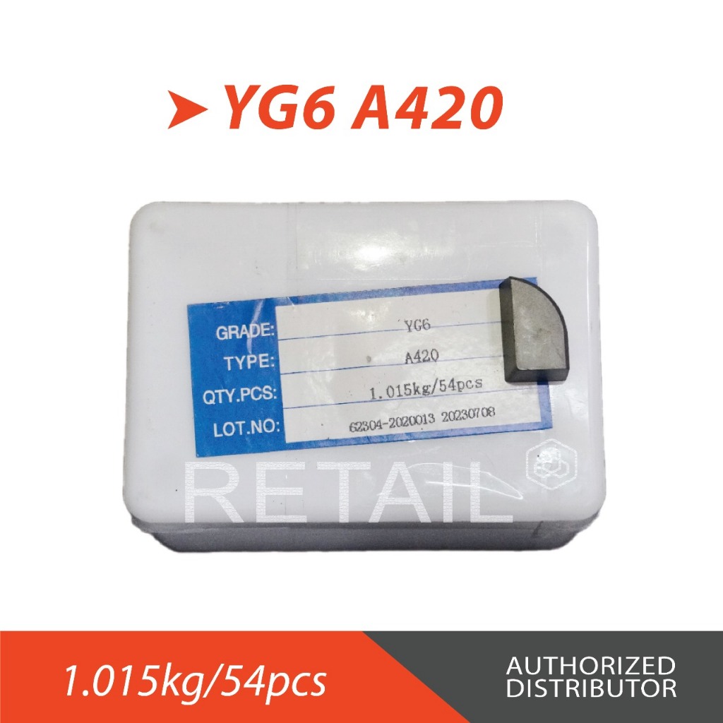 MATA BUBUT WIDIA A-420 (YG6) / MATA BUBUT GRADE YG6