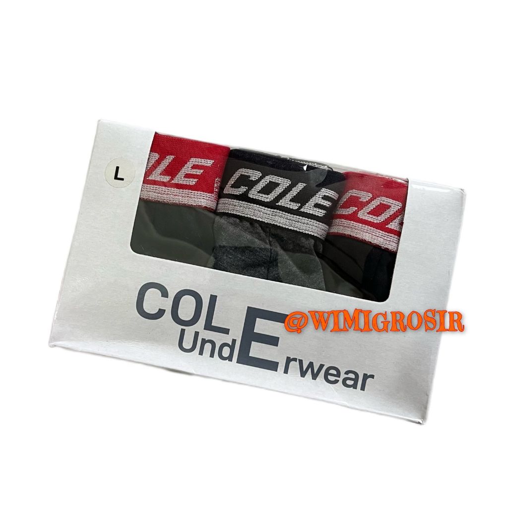 celana dalam pria dewasa COLE (1box isi 3) / cd pria premium / celana dalam cowok bahan katun
