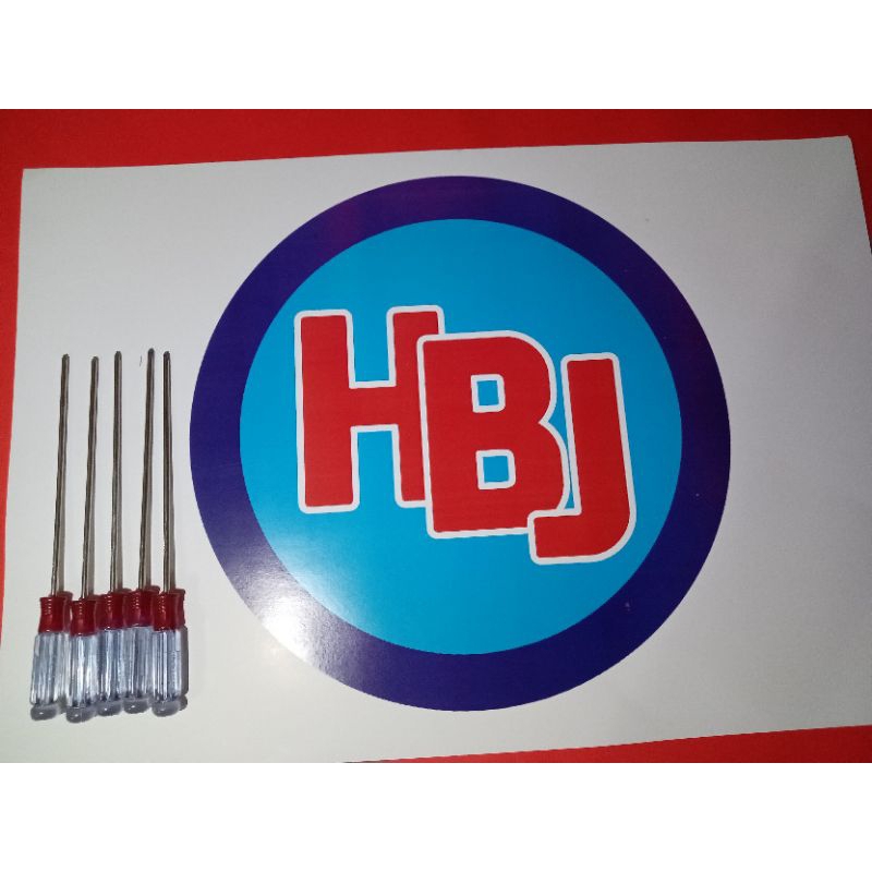 Obeng RADIO/TV/TAPE / Obeng PANJANG Kurus kecil (+) 5"