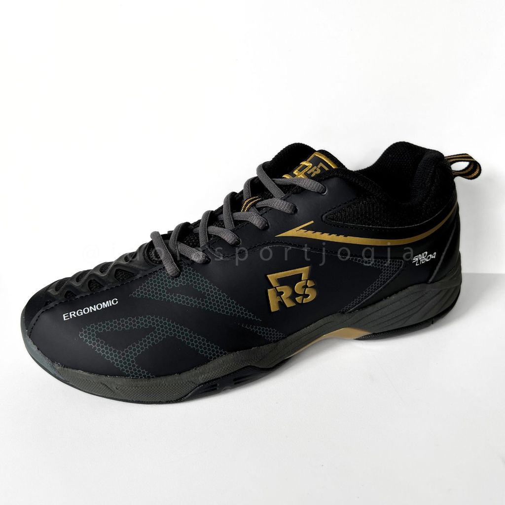 Reinforce Speed RS SND LTD 04 Black/Gold Sepatu Badminton