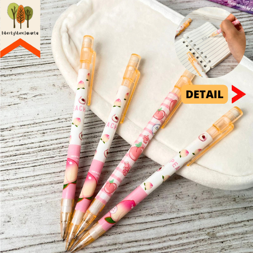 

Pensil Cetek Isi Ulang Mekanik Motif Buah Peach PCM-1028