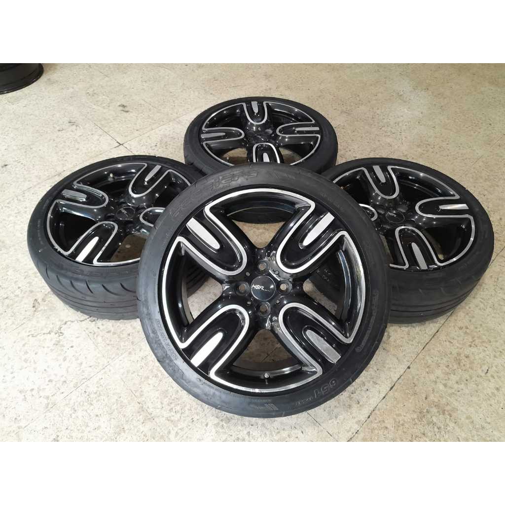 VELG MOBIL BEKAS HSR RING 17X7 4X100 + BAN PNP JAZZ,YARIS,VIOS,FREED,MOBILIO,SWIFT