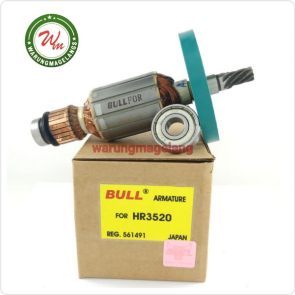 BULL ARMATURE ANGKER HR3520 HR 3520 Makita Rotary Hammer Diskon