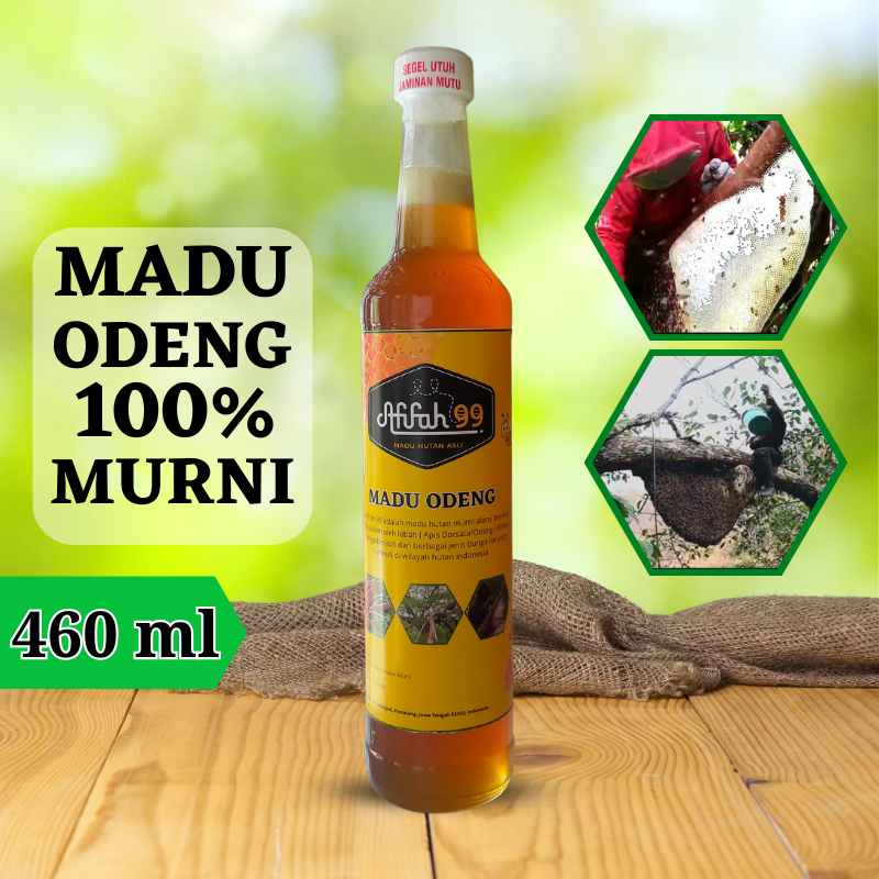 

Madu Asli - Madu Odeng (460 ml) Madu Afifah 99 - Madu Hutan Asli Murni