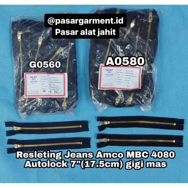 Retsleting Jeans AMCO gigi mas 7in/17.5cm MBC 4080ATL