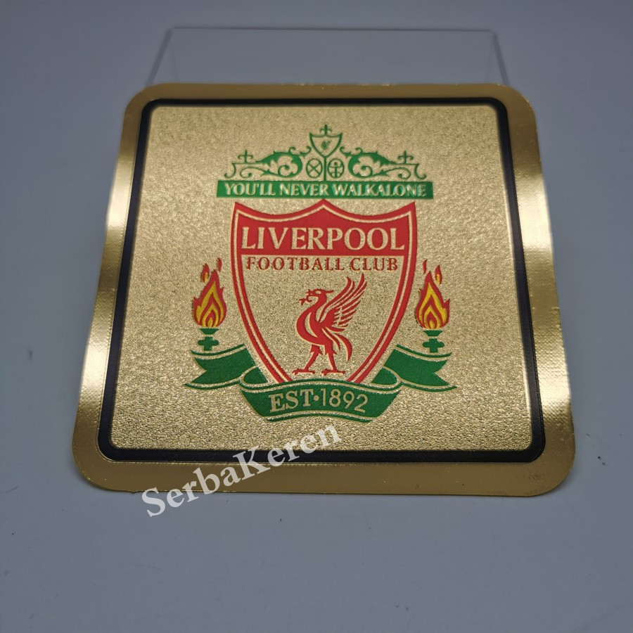 Stiker sticker club Liverpool Sepak bola import