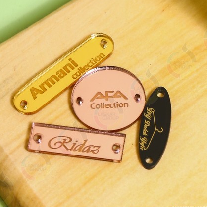 

Custom Pesanan Label Akrilik by request