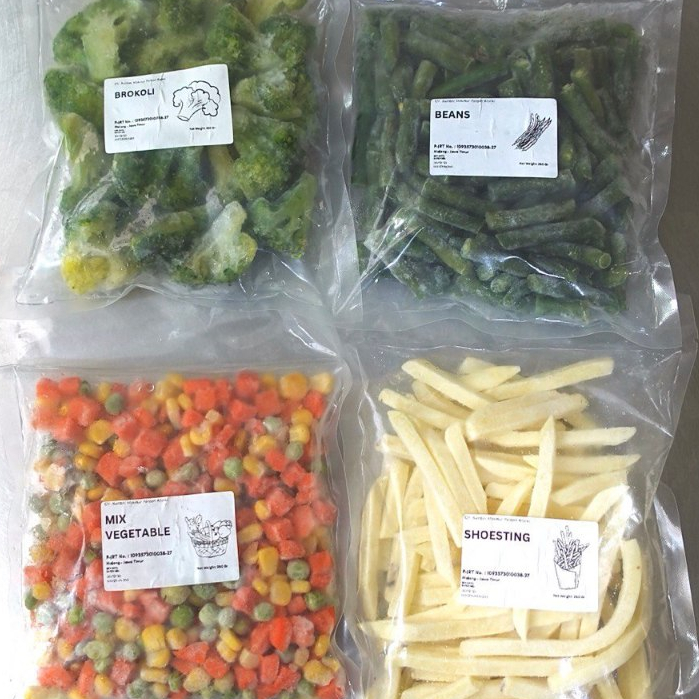 

Sayur Segar Pelengkap Makanan - Fresh Vegeteble - Mix Vegeteble, French Fries, Beans, Broccoli